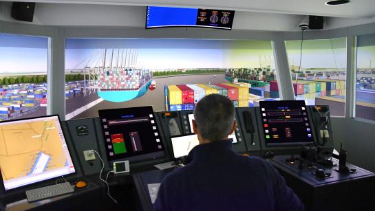 Ship manoeuvring simulator 360+