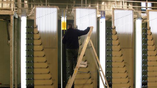 Sediment test tank